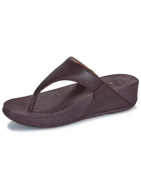 Kožené tenisky Fitflop fialová