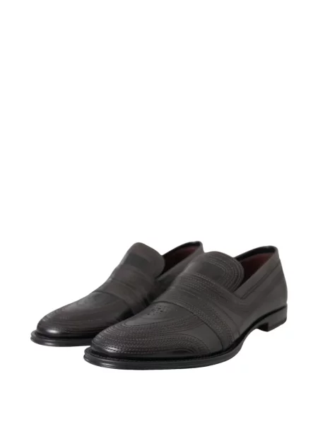 Pantofi loafer Dolce & Gabbana din piele maro