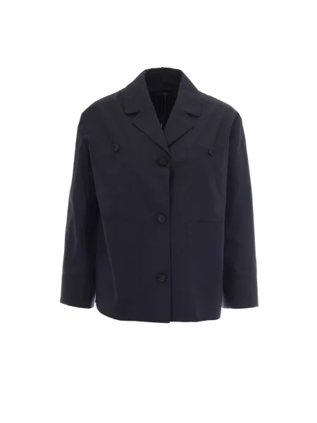 Kurtka koszulowa Max Mara Studio niebieska