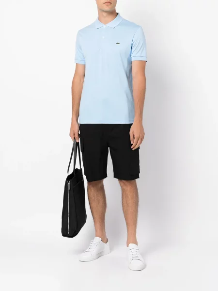 Pólóing Lacoste autogrammal kék