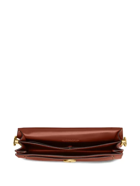 Geanta de piele Coach din piele maro
