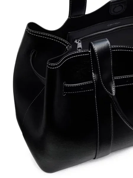 Geantă Calvin Klein cu cataramă negru