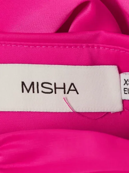 Rochie Misha cu funde roz