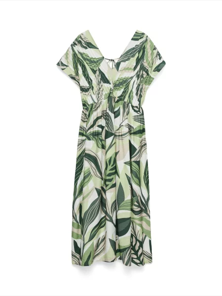 VERO MODA Ruha VMZOEY világoszöld / sötétzöld / púder fehér