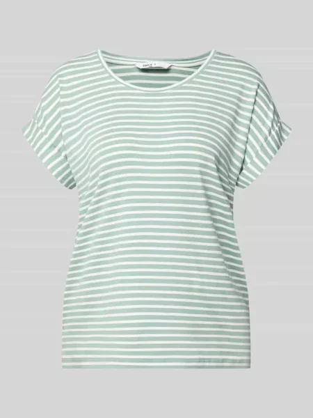 T-shirt o kroju regular fit z mieszanki model „MOSTER” Only