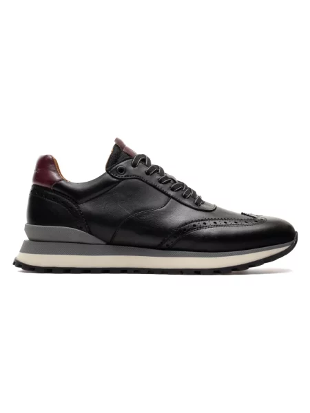 Sneakersy Ambitious skórzane czarne
