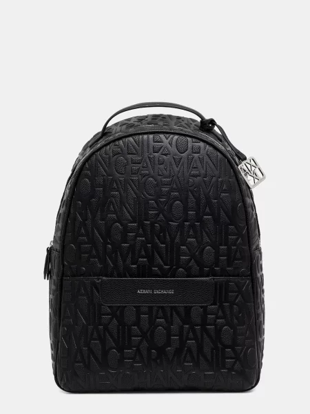 ARMANI EXCHANGE Rucsac Liz Pebble / argintiu negru