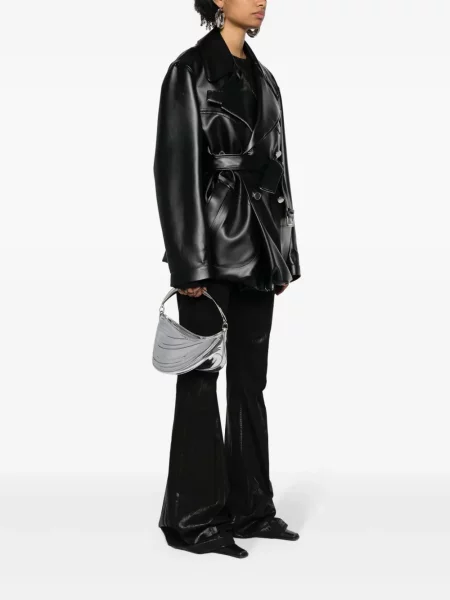 Rankinė Mugler sidabrinė