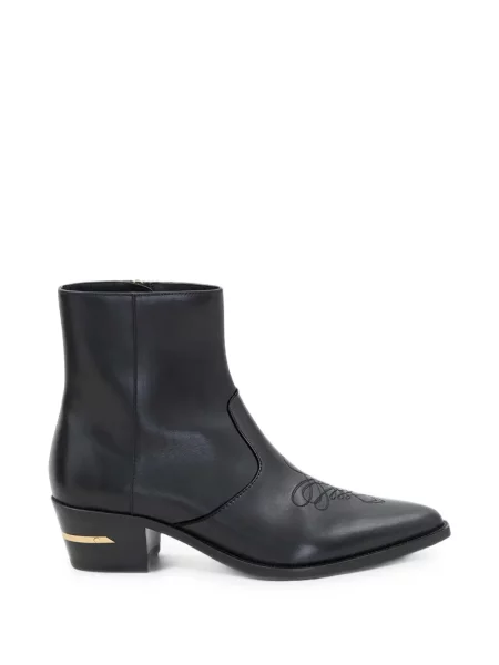 Botine Amiri din piele negru