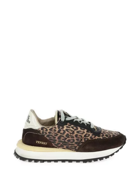 Sneakerși Hidnander cu imagine cu model leopard