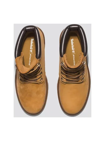 Botki Timberland skórzane brązowe