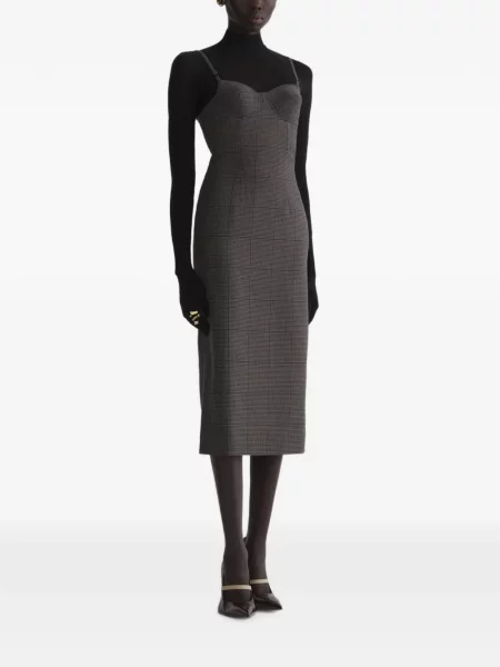 Rochie midi Mugler gri