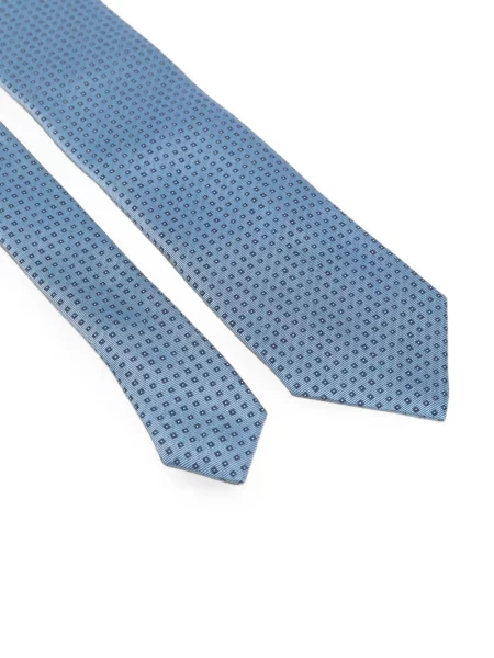 Kravata Zegna s printom plava