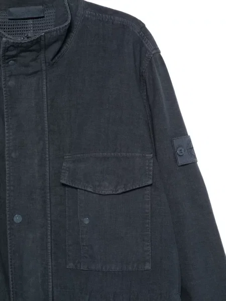 Geacă Stone Island cu strasuri albastru