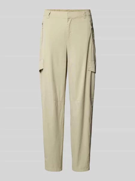 Spodnie cargo o kroju relaxed fit z zapinanymi na błyskawiczny model ‘Holt’ Mos Mosh