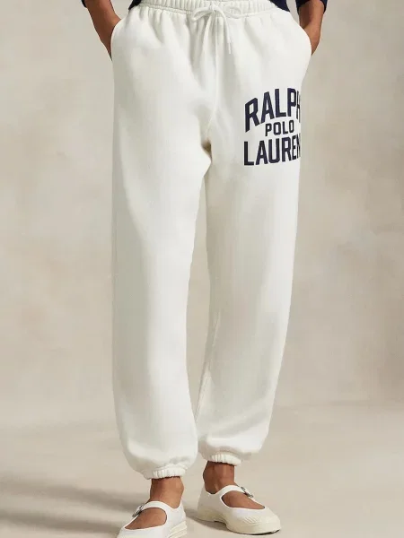 Спортивні штани Polo Ralph Lauren з принтом білий