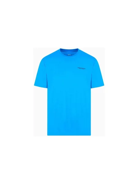 Tricou Eax albastru