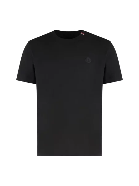 Koszulka Moncler z krótkim rękawem czarna