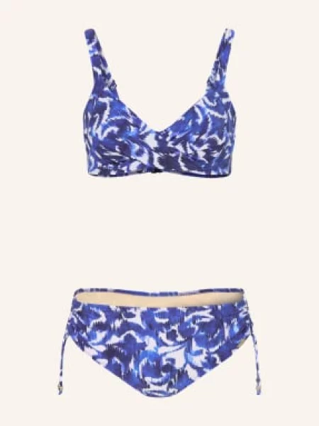 Charmline Bikiny S Kosticemi Aegean Spirit modrá / tmavě modrá bílá
