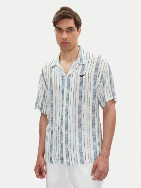 Emporio Armani Košile Světle modrá