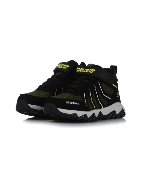 Členkové topánky Skechers čierna
