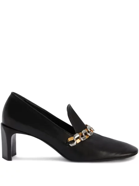 Pantofi cu toc Jil Sander din piele negru