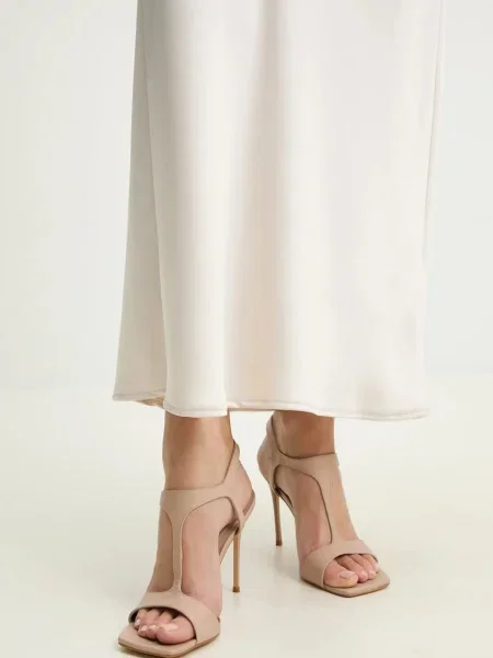 Кожаные босоножки Answear.lab бежевые