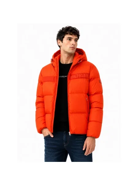 Kurtka Tommy Hilfiger pomarańczowa