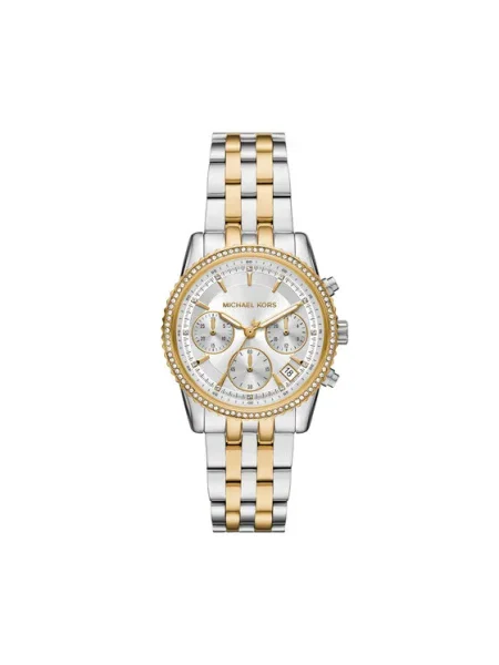 MICHAEL Michael Kors Ceas analogic RITZ auriu argintiu