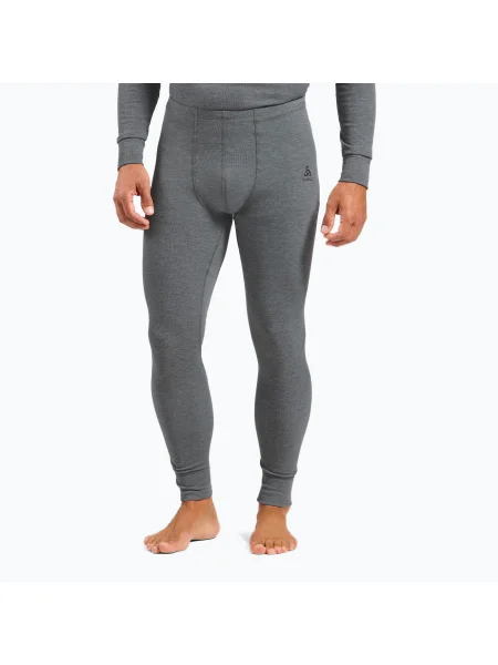 Férfi termo nadrág ODLO Active Warm Bl Bottom Long odlo steel grey melange Active Warm Bl Bottom Long szürke