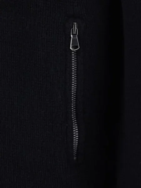 Cardigan Kangra de lână negru
