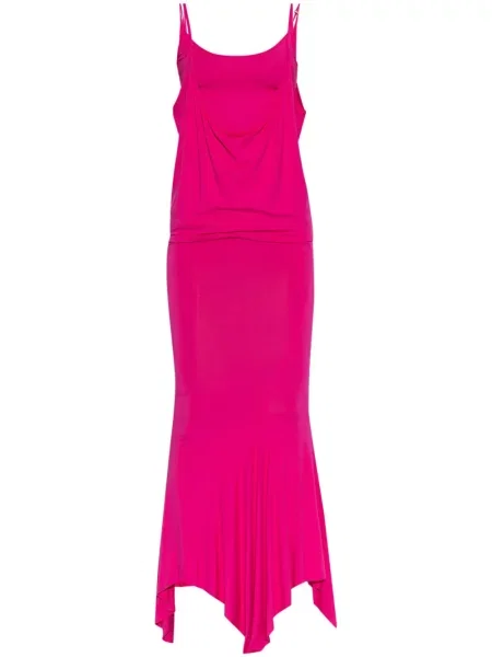 Rochie maxi The Attico de costum roz