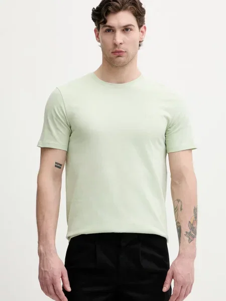 BOSS Orange t-shirt ανδρικό Tales πράσινο