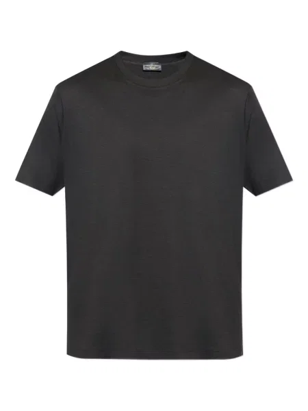 Tricou Paul & Shark cu decolteu rotund negru