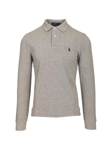 Kockás twill pólóing Polo Ralph Lauren autogrammal barna