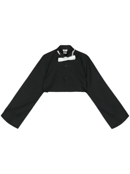 Cropp cămașă Noir Kei Ninomiya cu funde negru