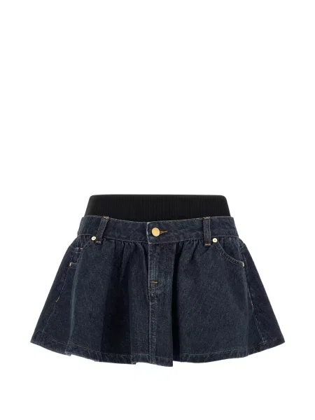 Fustă din denim 7 For All Mankind albastru