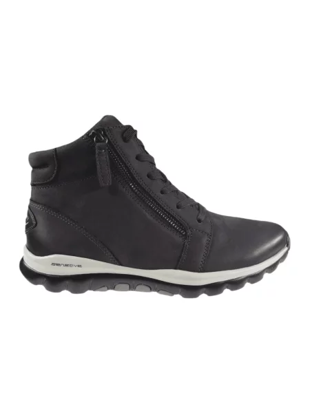 Buty trekkingowe Gabor skórzane trekkingowe szare