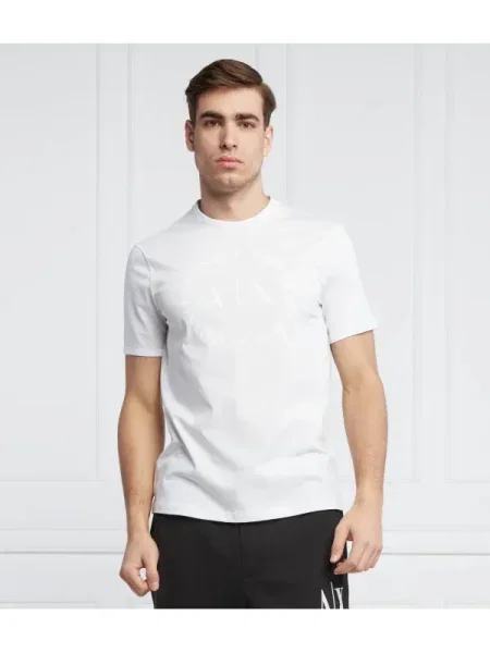 Armani Exchange Tricou alb