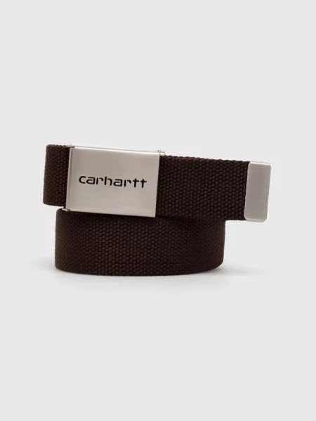 Curea Carhartt WIP Clip Belt Chrome Tobacco Universal
