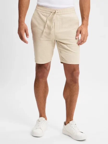 Only&Sons Szorty Noos Mężczyźni jednolity S Only & Sons beżowy