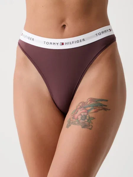 Tommy Hilfiger tanga hnědé