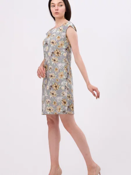 CAT ORANGE Сукня міні Без підкладки сірий