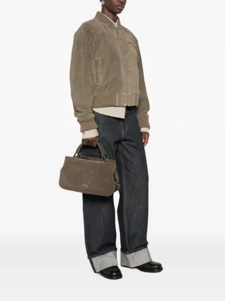 Τσάντα shopper Coccinelle σουέτ καφέ