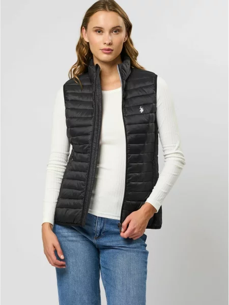 U.S. POLO ASSN. Vestă UWJill' negru