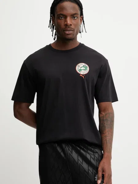 Puma Póló Graphics Super fekete