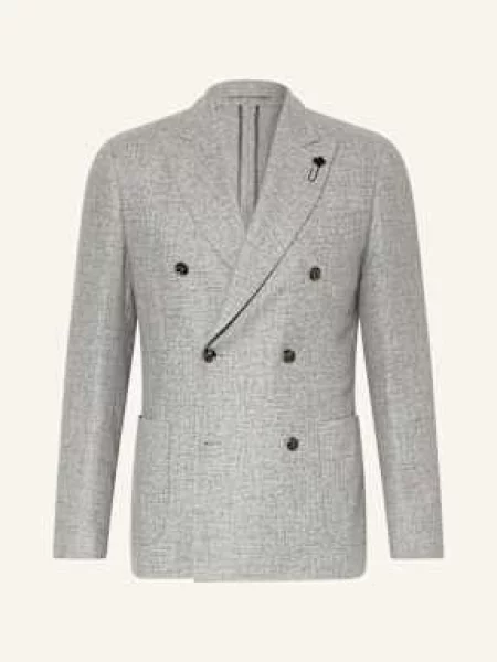Lardini Sako Extra Slim Fit světle šedá