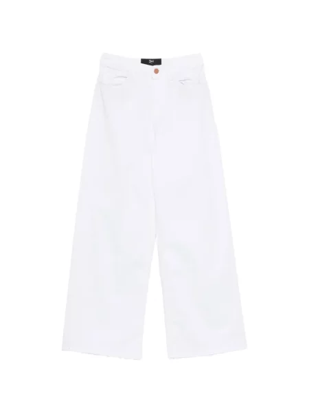 Jeansy 3x1 białe