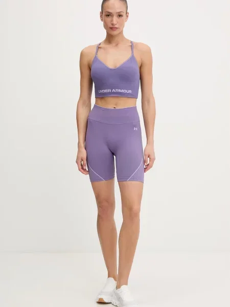Under Armour športová podprsenka Vanish Seamless fialová