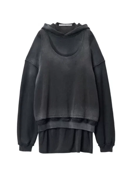 Hanorac cu glugă Alexander Wang gri